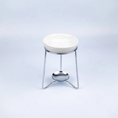 Wax Melt Burner on Black Stand