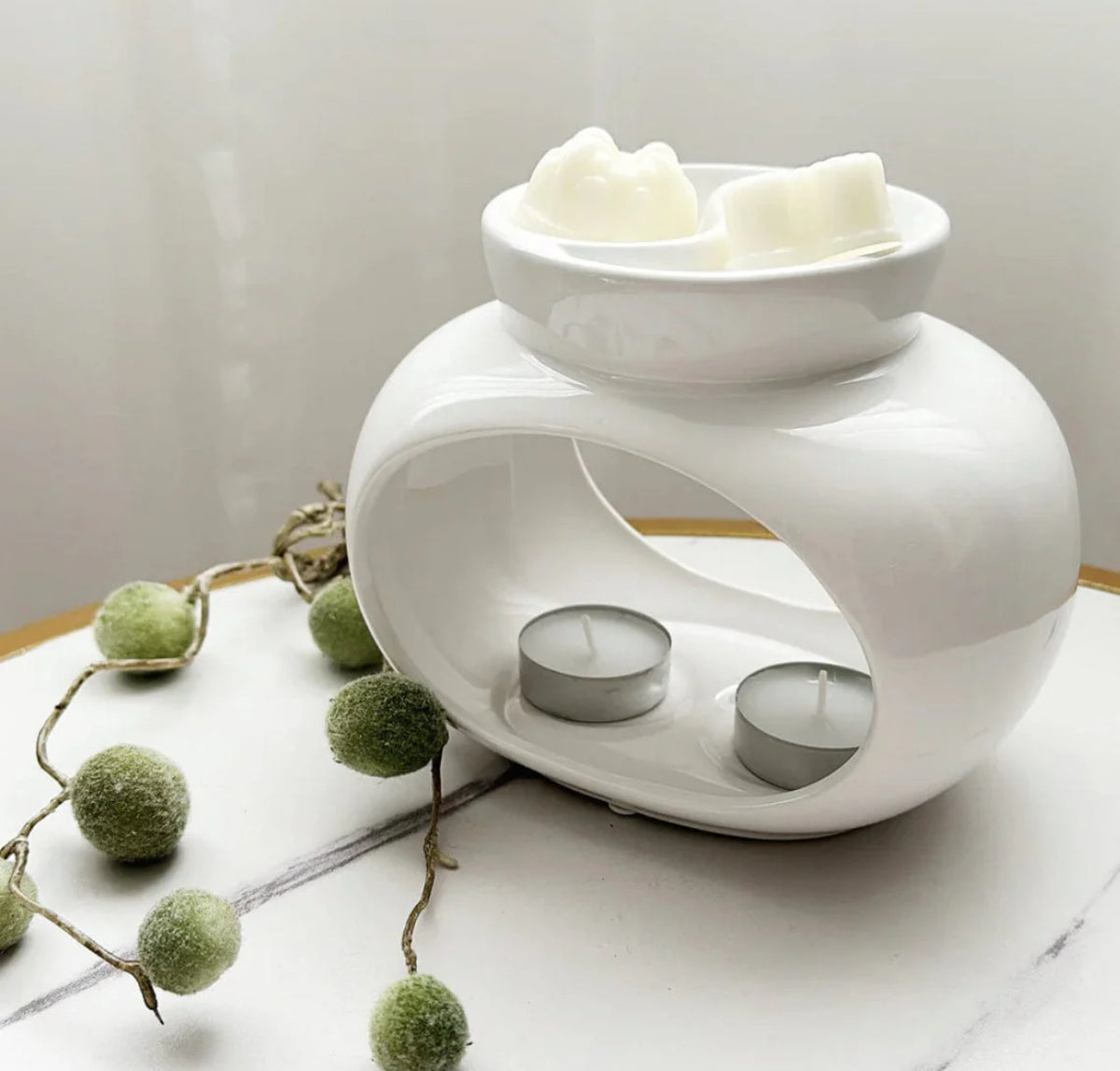 Wax Burner Rome Deluxe - WHITE