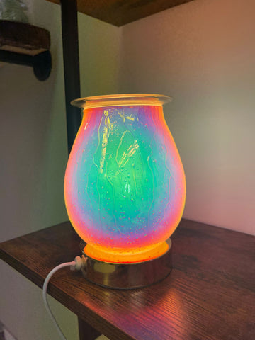 Wax Warmer Iridesent Drip Lamp