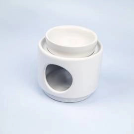 Round Two Piece Ceramic Burner